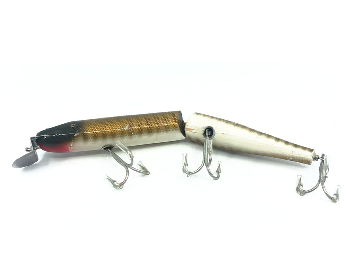 Creek Chub Wooden Giant Jointed Pikie 800, #00 Pikie Scale Color
