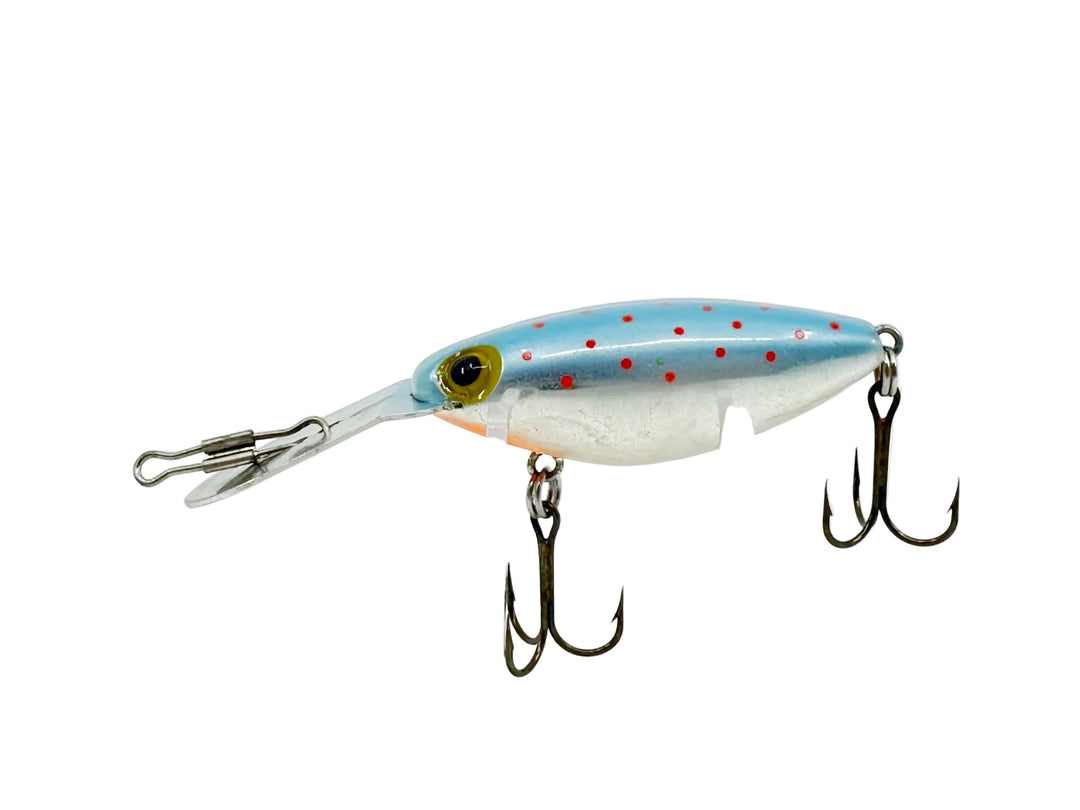 Storm Thin Fin Rattle Tot RH125, #125 Metallic Blue/Fluorescent Red Specks Color