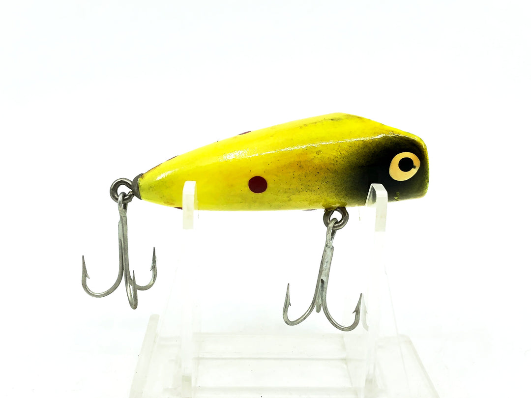 Eppinger Dardevle Osprey Bass Plug, Chartreuse/Red Spot Color