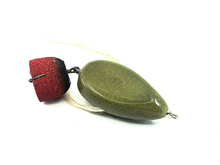 Leo Wise Bait Co. Tribute Lure, Olive Green Color