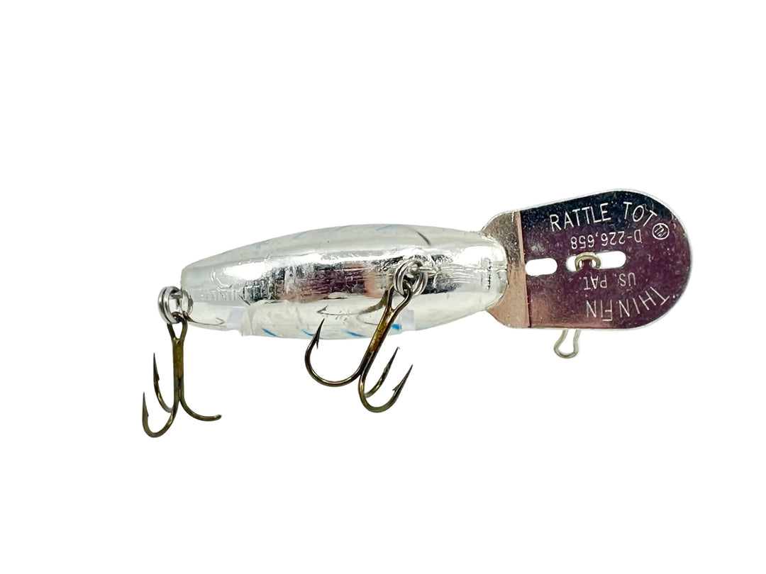 Storm Thin Fin Rattle Tot RH112, #112 Metallic Silver/Blue Herring Bone Color