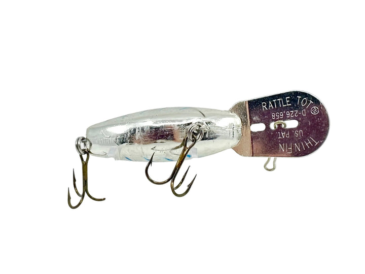 Storm Thin Fin Rattle Tot RH112, #112 Metallic Silver/Blue Herring Bone Color