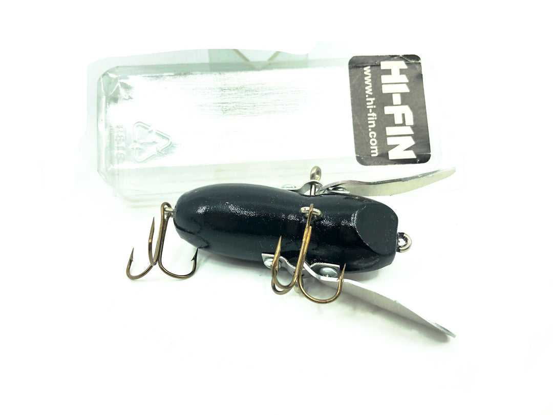Hi-Fin Bass Creeper Lure, Black Color in Box