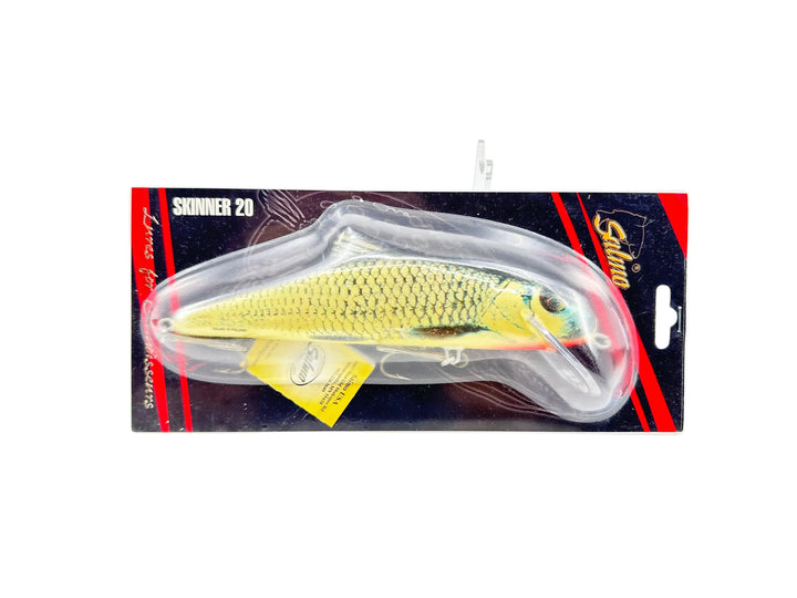 Salmo Skinner 20, Real Grey Shiner Color on Card