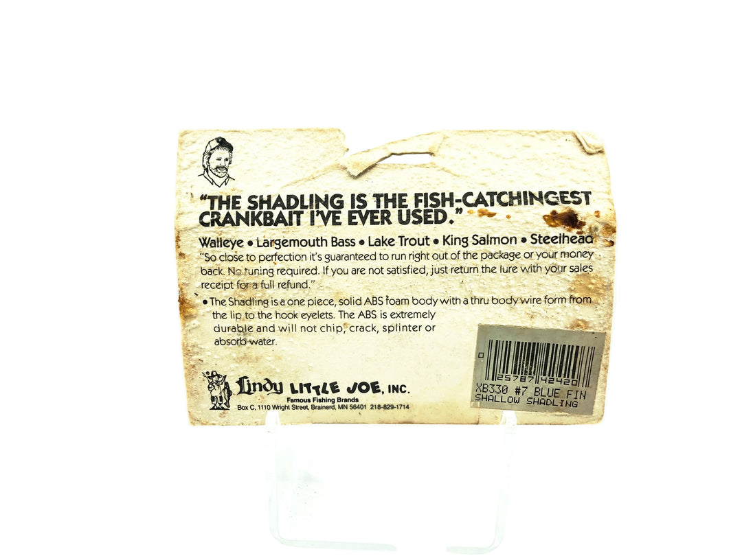 Lindy Shadling #7, Bluefin Shiner Color on Card