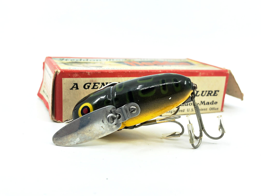 Heddon Crazy Crawler 2120, BF Bullfrog Color with Box