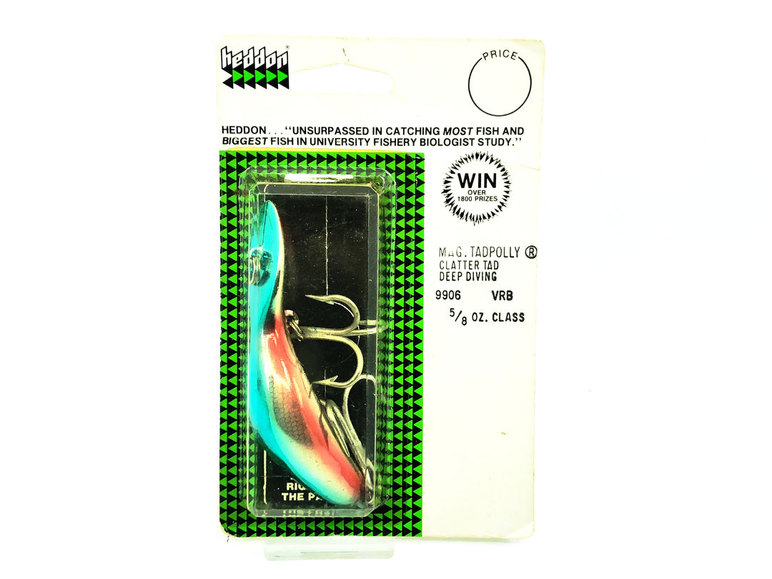 Heddon Magnum Clattertad 9906, VRB Nickle Rainbow Shiner Card