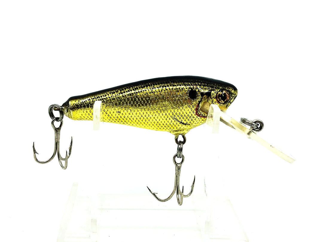 Bagley Small 4DDSF2 Small Fry Shad, BG Black on Gold Foil Color