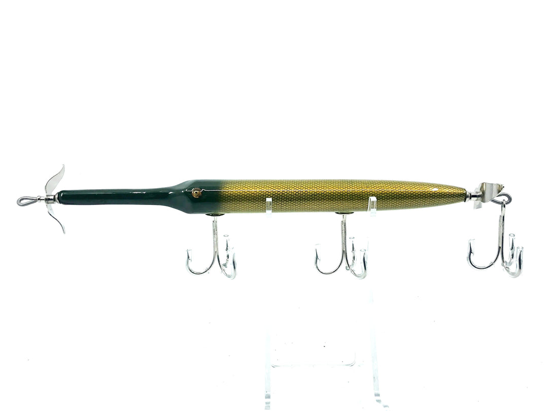 Musky Dan (XXX Lures) Husky Gar 8", Golden Shiner Color
