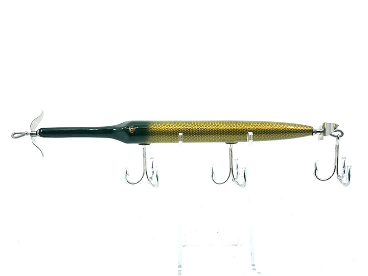 Musky Dan (XXX Lures) Husky Gar 8", Golden Shiner Color