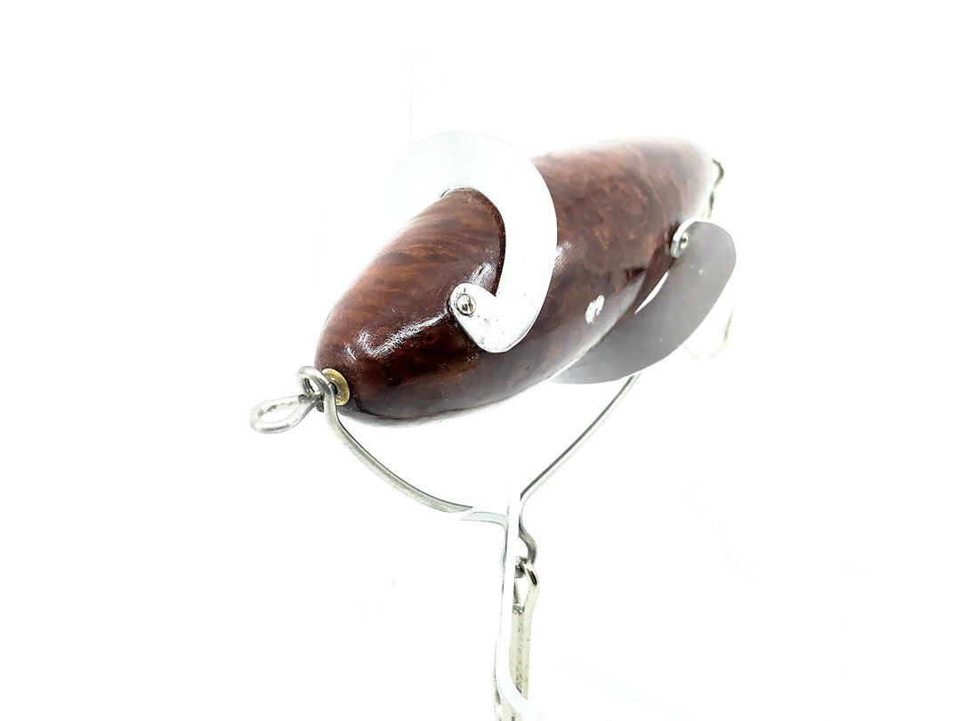 Musky Dan (XXX Lures) Spiral Lure, Red Mallee Burl w/COA