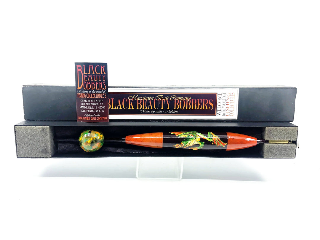 Macatawa Bait Co./Black Beauty Bobbers Tree Frog 16" Bobber w/Box -2021