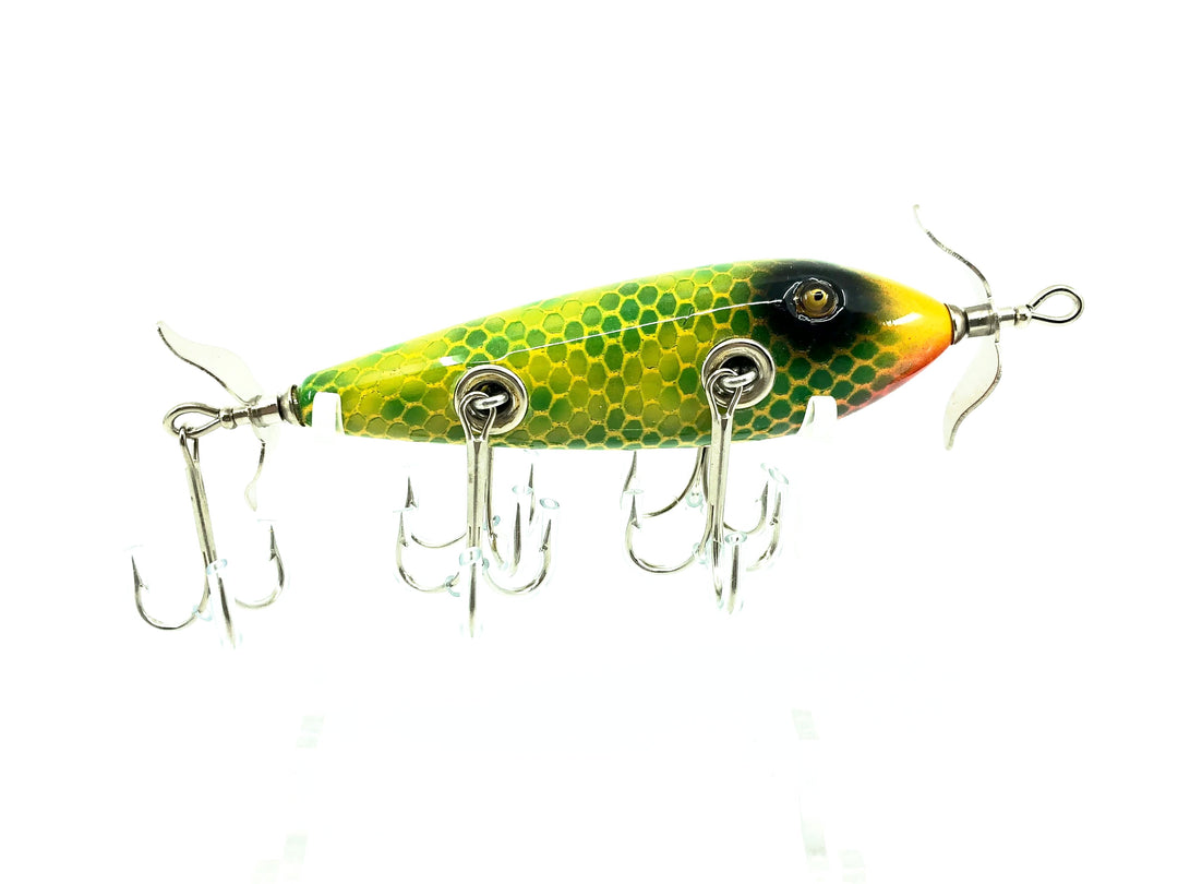 Musky Dan (XXX Lures) 5 Hook Minnow, Frog Scale