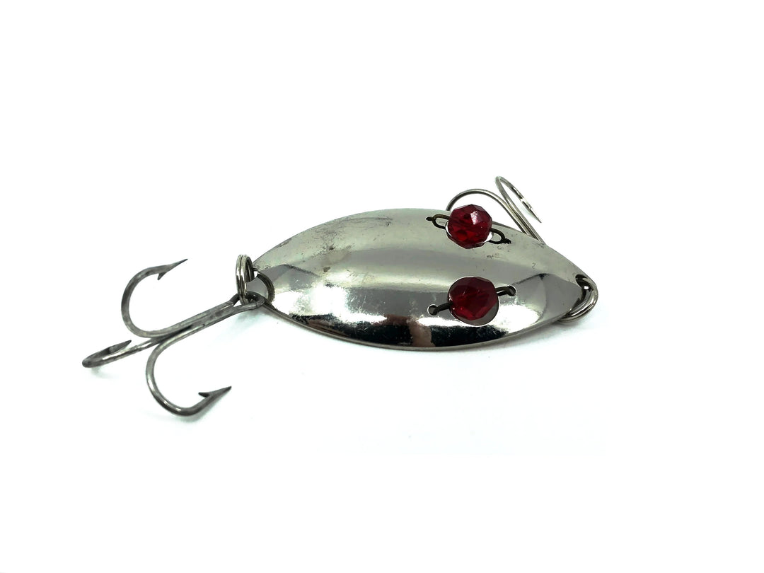 Eppinger Red Eye Wiggler, Nickel Color