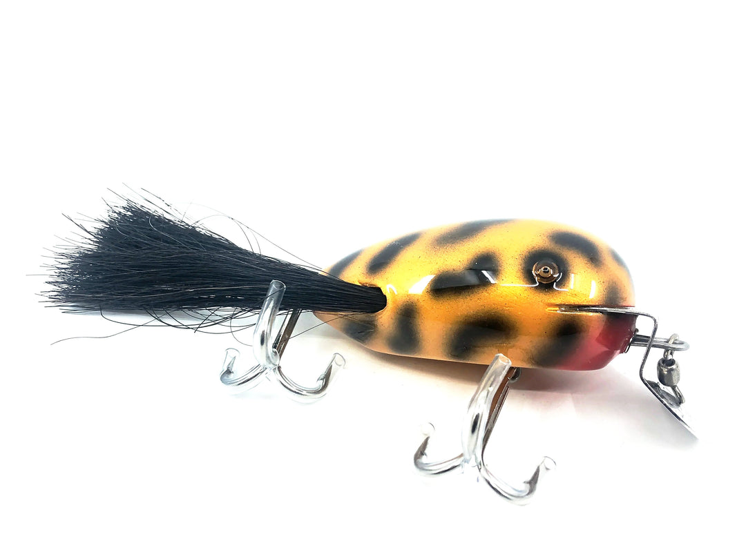 Musky Dan (XXX Lures) Giant Dingbat 3 7/8", Gold/Black Spots