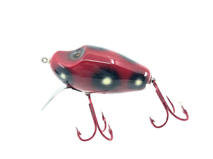 Musky Dan (XXX Lures) Giant Little Dude, Marron/Black/White Spots Color