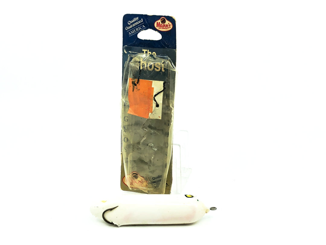 Mann's Ghost Weedless Soft Bait, White Color with Card