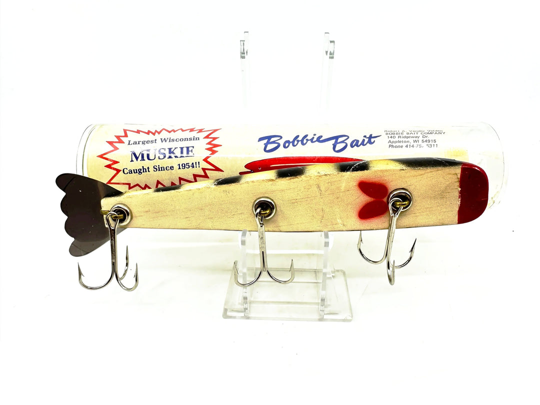 Bobbie Bait 8" Jerk Bait, Perch Color w/Tube