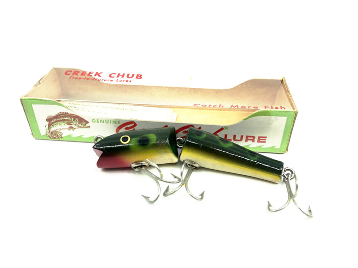 Creek Chub Jointed Darter 4900, Pikie Scale Color 4919W with Box