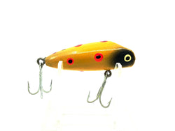Eppinger Dardevle Osprey Bass Plug, Yellow/Orange Black Spots Color