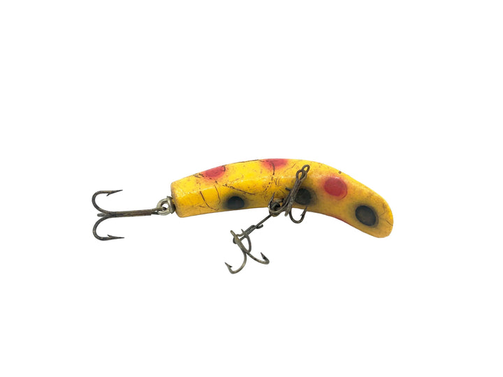 Helin Flatfish SPS, Yellow with Dots Color-Wooden