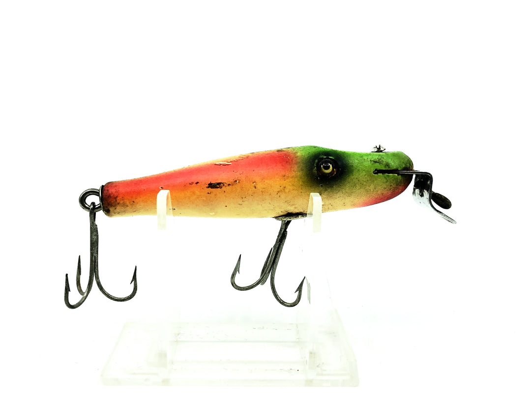 Vintage Creek Chub Baby Pikie 900, #31 Pikie Rainbow Fire Color