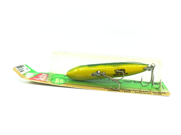 Heddon Zara Spook, SMGS Green Scale Color on Card