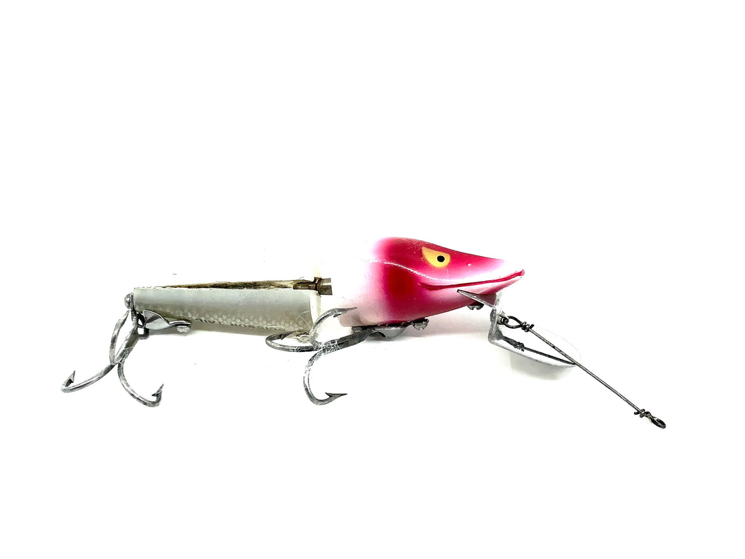 Heddon Scissortail, RH Red Head/White Color