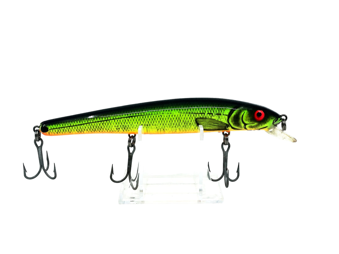 Bomber Magnum Long a 16A, XM7 Fire River Minnow/Orange Belly Color
