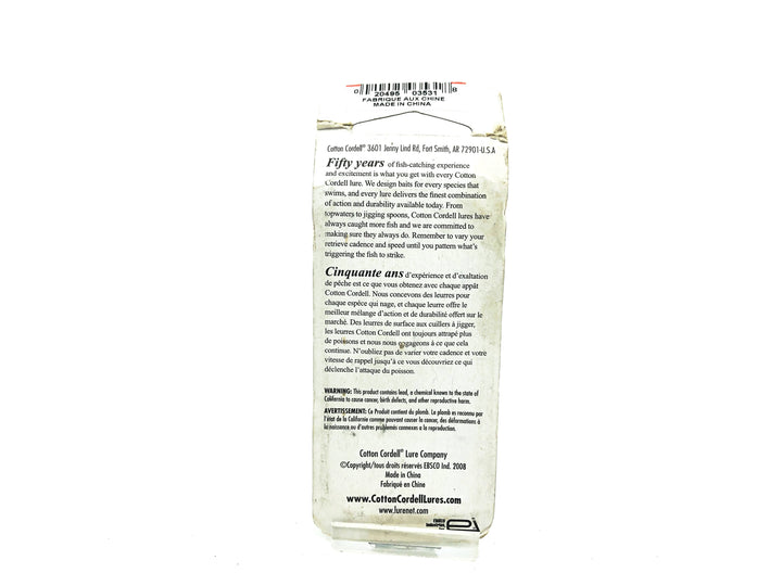 Cotton Cordell Deep Crankbait, Fancy Shad Color on Card