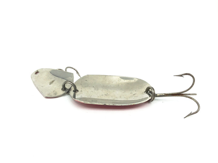 Jointed Spoon Lure, Red &White Color