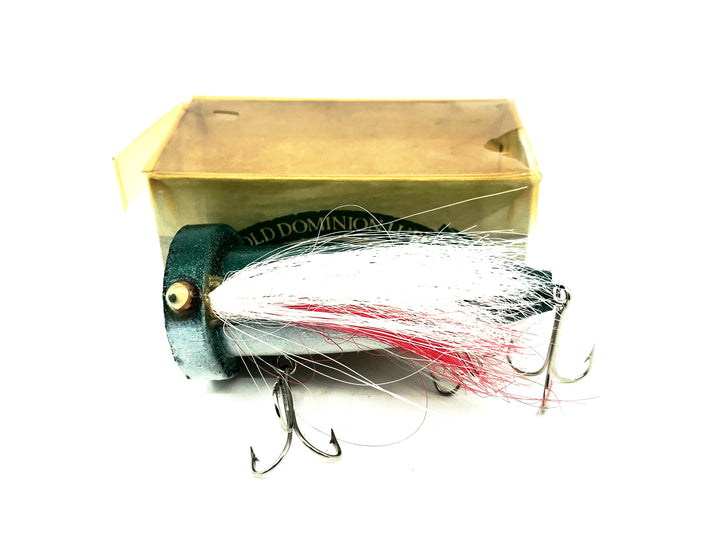 Old Dominion Lures Mr.Whisker, Green/White Color w/Box