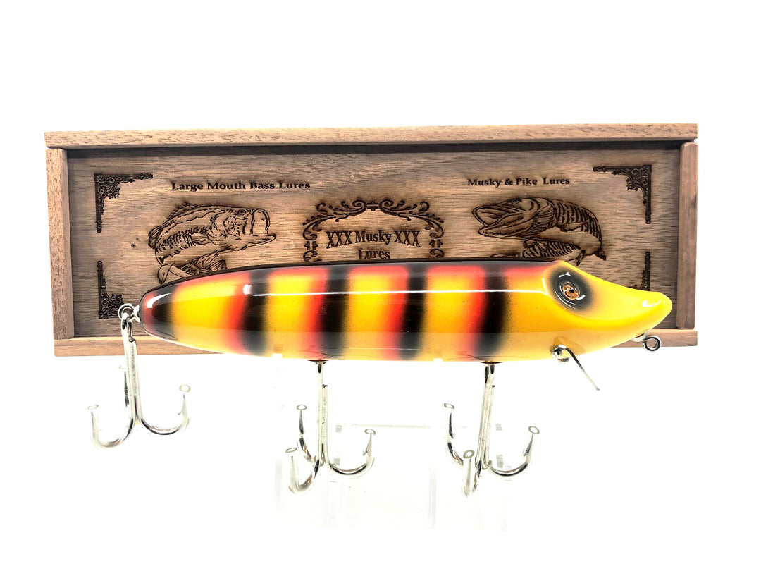 Musky Dan (XXX Lures) Musky Vamp, Bar Perch Color w/Box