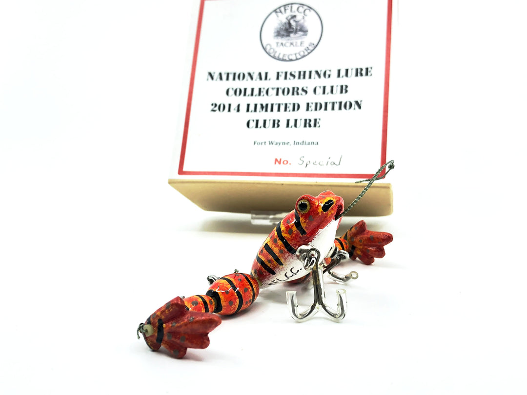NFLCC Collectors Club 2014 Limited Edition Club Chautauqua Custom Pond Hopper, Special Orange Poison Dart Frog Color