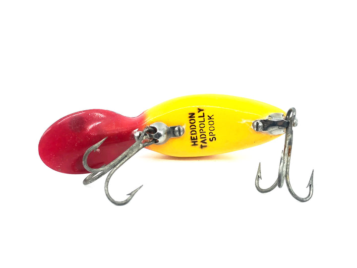Heddon Tadpolly, YRH Yellow Red Head Color- Older Gold Eyed Model