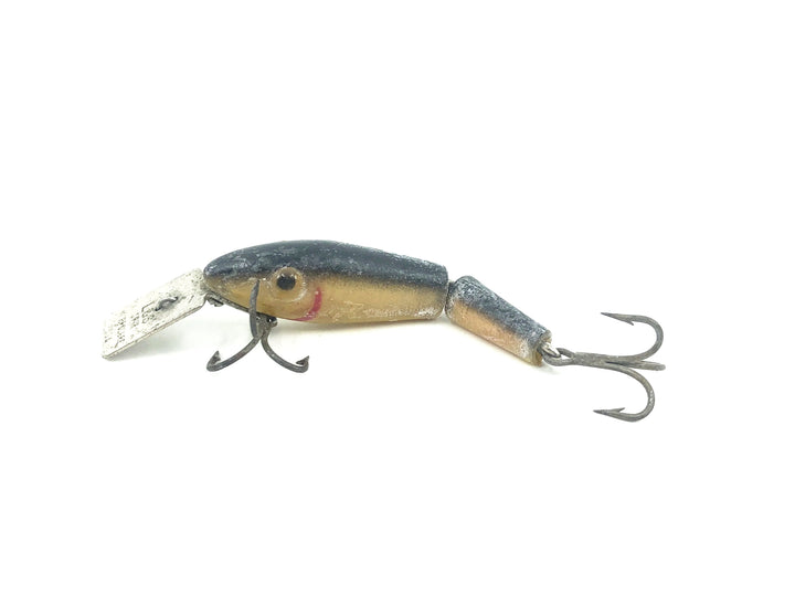 L & S Spin Mirrolure Shad, #23 Black Back/Yellow Belly/Gold Scale Color