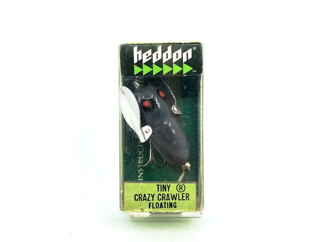 Heddon Tiny Crazy Crawler #320, GM Grey Mouse Color in Box