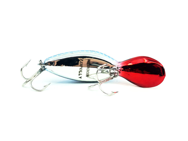 Heddon Tadpolly, NBRH Chrome Blue Red Head Color
