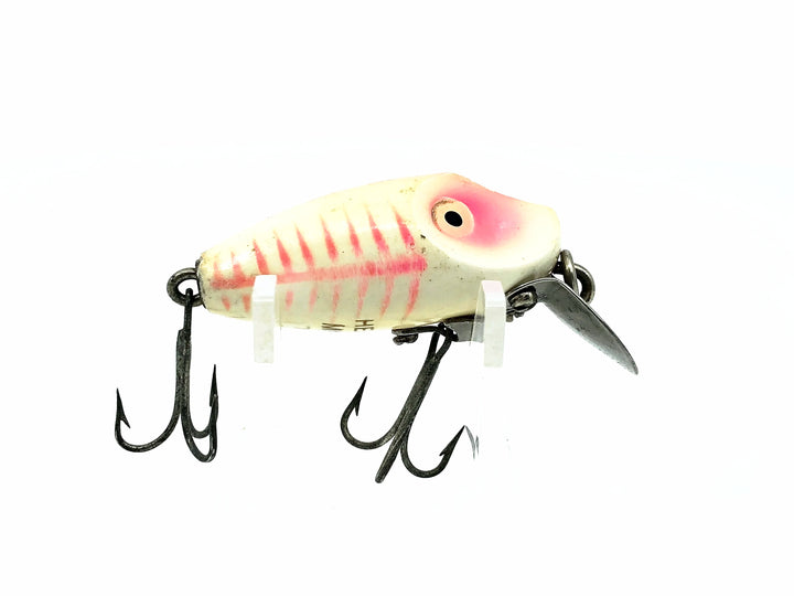 Heddon Midgit Digit River Runt Spook 9020, SR-XRW Spook Ray, Red & White Color