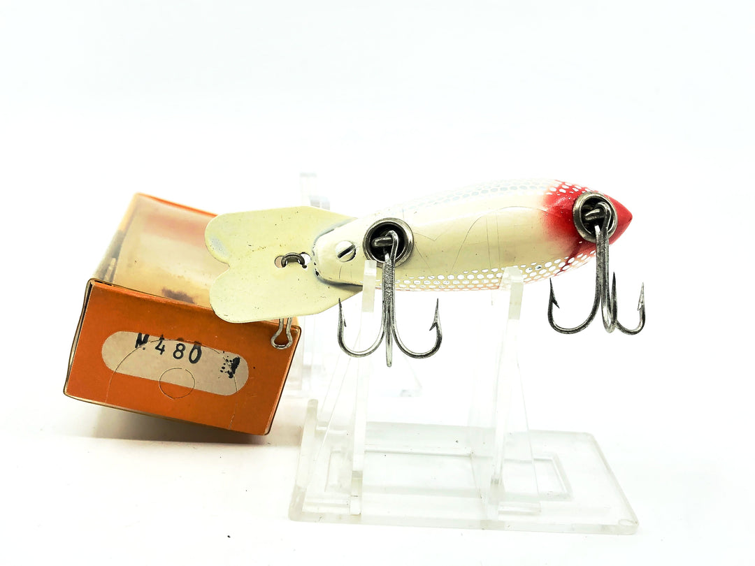 Bomber Wooden 400 Series, M80 Metascale Silver Back Shad Color with Box (M480)