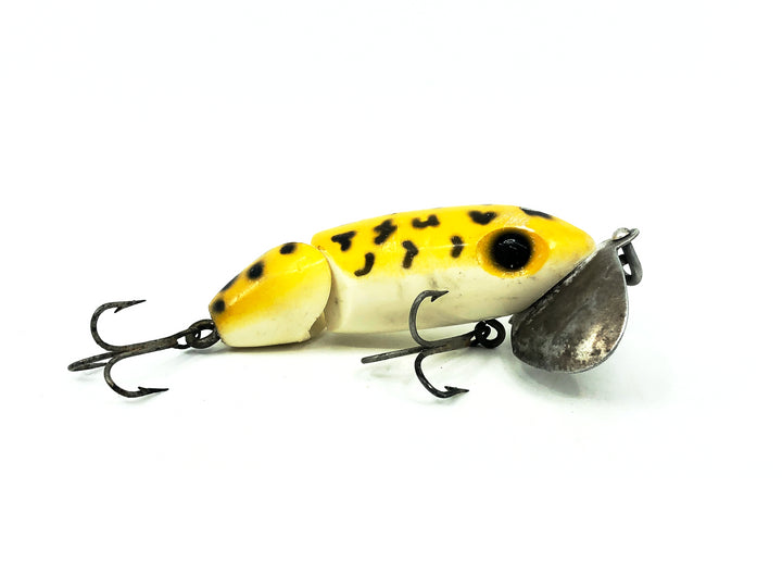 Arbogast Jointed Jitterbug, Frog/White Belly Color