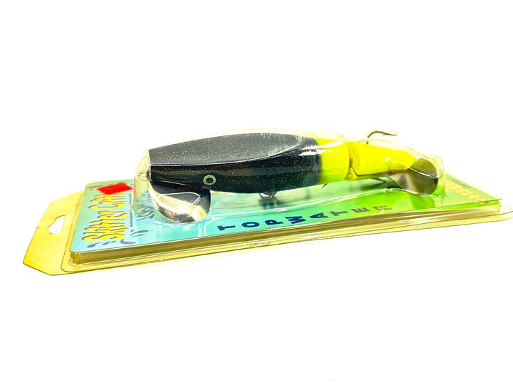 Odyssey Lures Skitter Critter, Black/Chartreuse Tail Color on Card