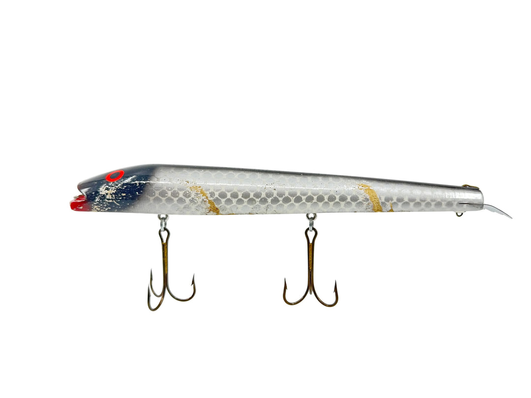 Bobbie Bait 11" Jerk Bait, Silver Scale Color