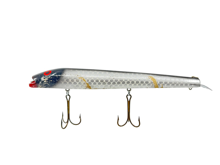 Bobbie Bait 11" Jerk Bait, Silver Scale Color