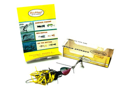 Arbogast Hawaiian Wiggler 150GR, Green/Red Color with Box