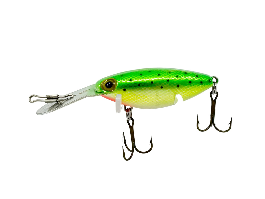 Storm Thin Fin Rattle Tot RH122, #122 Metallic Hot Green Specks Color