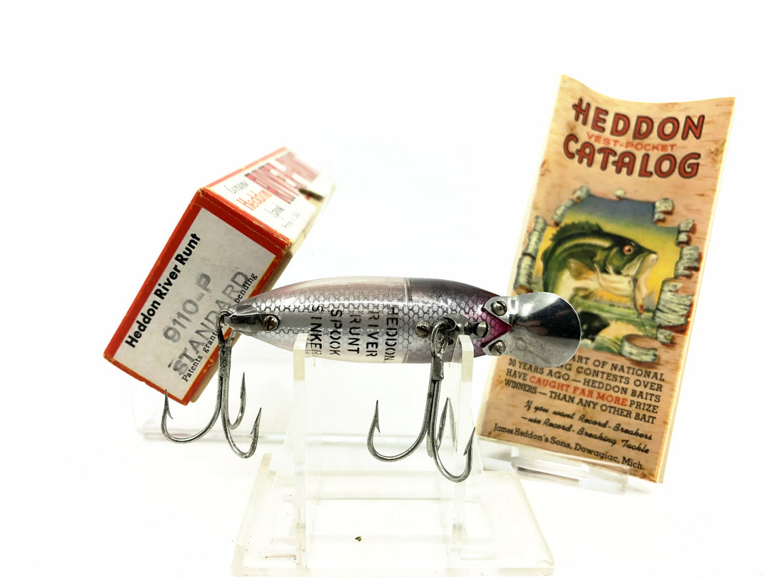 Heddon River Runt Spook 9110-P, Shiner Scale Color with Box