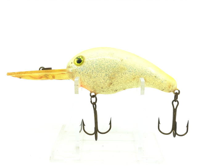 Strike King Pro Model 5XD Crankbait, Silver Flitter/Chartreuse Color- Vintage Model