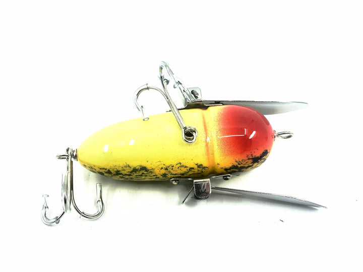 Musky Dan (XXX Lures) Husky Crazy Crawler 4 1/8", Frog Pattern Color