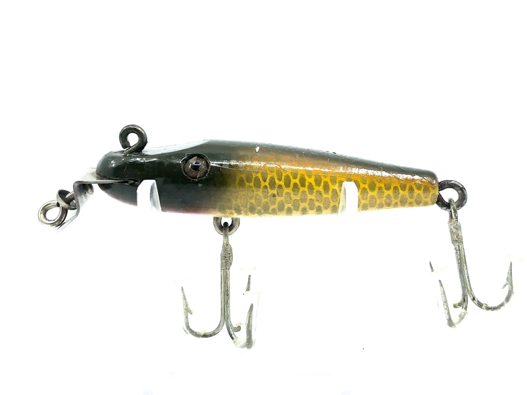 Creek Chub 2200 Midget Pikie 2204, #04 Golden Shiner Color - Double Line tie